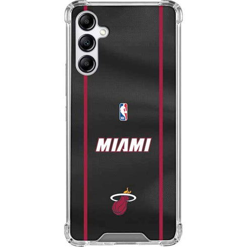 NBA Miami Heat Jersey Galaxy A15 5G Clear Case